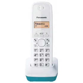 Langaton puhelin Panasonic Corp. KX-TG1611SPC DECT Valkoinen Turkoosi Meripihka
