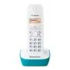 Langaton puhelin Panasonic Corp. KX-TG1611SPC DECT Valkoinen Turkoosi Meripihka