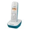 Langaton puhelin Panasonic Corp. KX-TG1611SPC DECT Valkoinen Turkoosi Meripihka