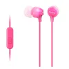 Headphones with Microphone Sony MDR-EX15AP Pink