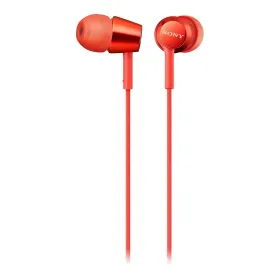 Austiņas ar Mikrofonu Sony MDR-EX155AP Sarkans