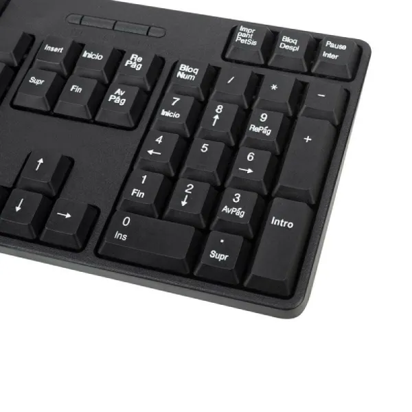 Klaviatūra un Pele NGS EUPHORIA KIT Melns QWERTY Qwerty US Bezvadu