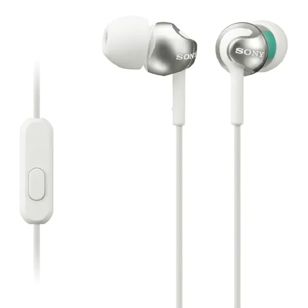Į ausis įdedamos ausinės Sony MDR-EX110AP 3,5 mm Balta