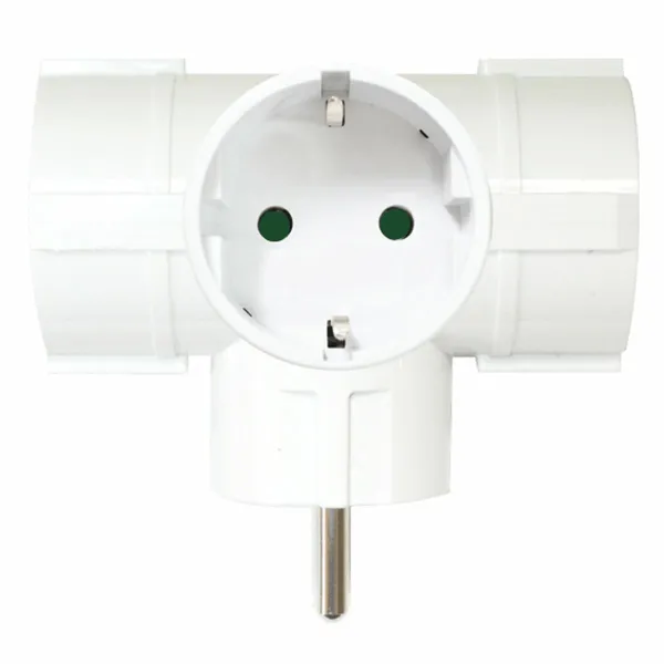 Тройник Silver Electronics 9153 Белый 220 V 16 A