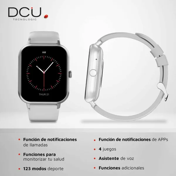 Älykello DCU CURVED GLASS PRO 1,83" Harmaa