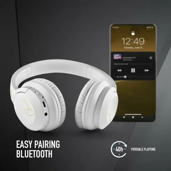 Bluetooth Kuulokkeet Mikrofonilla NGS ARTICAGREEDWHITE Valkoinen