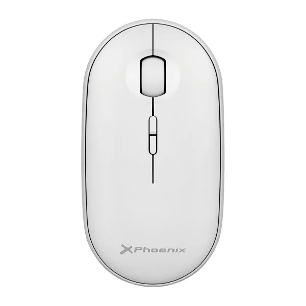 Optical Wireless Mouse Phoenix White 1600 dpi (1 Unit)