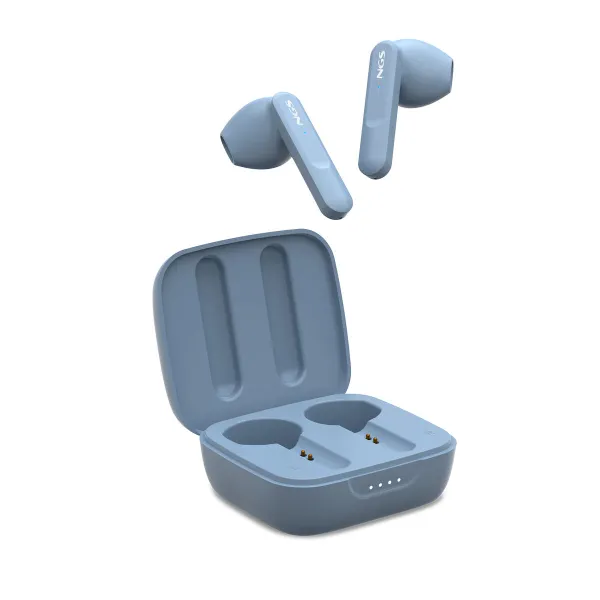 Headphone with Microphone NGS ARTICAMOVERAIN Blue Light Blue