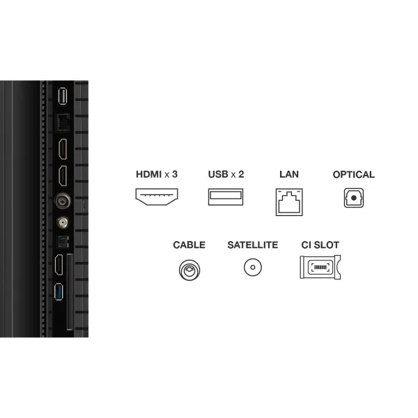 Смарт-ТВ TCL 85P7K 85" 4K Ultra HD HDR QLED