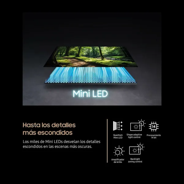 Смарт-ТВ Samsung TQ50QN90FATXXC 50" 4K Ultra HD HDR Neo QLED