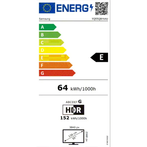 Smart TV Samsung TQ55Q8F UHD 55" ULED HDR10+ QLED