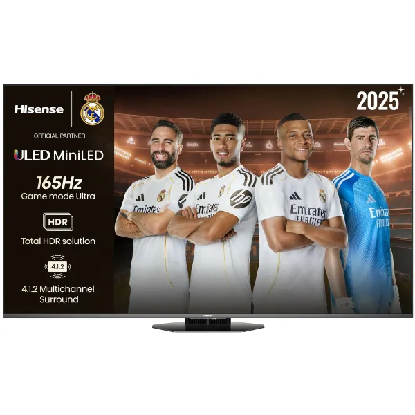 Hisense Smart TV 55U8Q 55 inch 4K Ultra HD Mini LED black Gaming Dolby Atmos