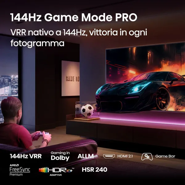 Смарт-ТВ Hisense 65E7Q PRO 4K Ultra HD 65" LED HDR D-LED QLED (Пересмотрено D)