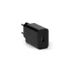 Sienas Lādētājs + USB A uz USB C Kabelis KSIX USB Melns