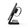 Crong MagSpot Pivot Stand - 3-in-1 Wireless Charger with MagSafe for iPhone, Apple Watch, and AirPods (Black)
