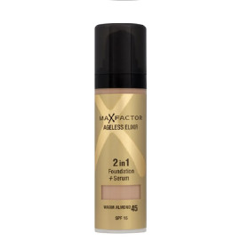 Max Factor Ageless Elixir Miracle Foundation 45 Warm Almond 