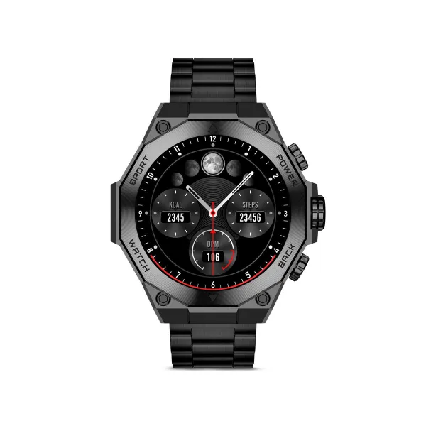 Smartwatch KSIX Titanium Black 1,43