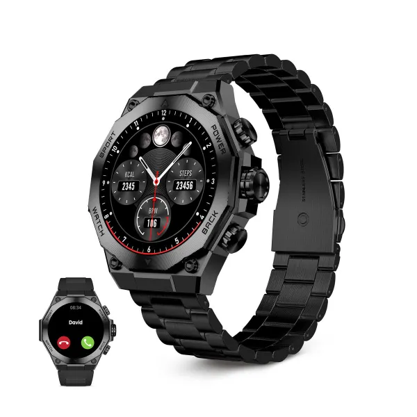 Smartwatch KSIX Titanium Black 1,43