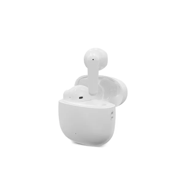 Wireless Headphones KSIX Contact Twins Nano White