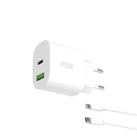 Seinälaturi KSIX Valkoinen 20 W