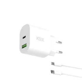 Seinälaturi KSIX Valkoinen 20 W