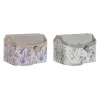 Дистанционное управление DKD Home Decor Белый Серый Лиловый Светло Pозовый 2 штук