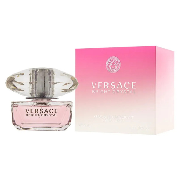 Versace Bright Crystal dezodorantas stiklinėje 50 ml (moterims)