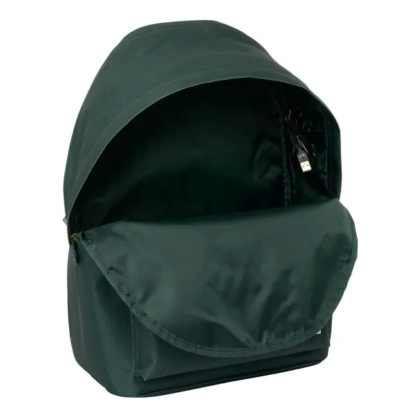 Laptop Backpack Harper & Neyer +usb harper & neyer Dark green 31 x 44 x 18 cm