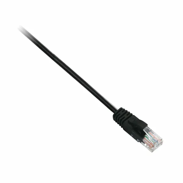 UTP 6 kategorijos kietas tinklo laidas V7 V7E3C5U-10M-BKS Juoda 10 m