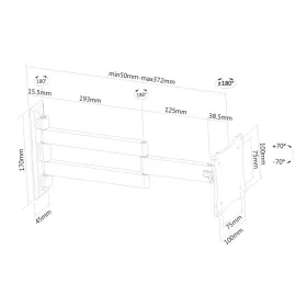 TV laikiklis Neomounts FPMA-W830 10" 27" 12 kg