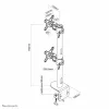 Ekrano laikiklis Neomounts FPMA-D960DVBLACKPLUS