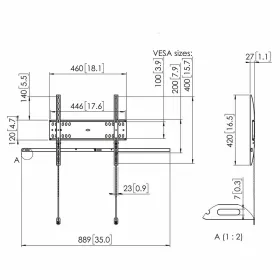 Подставка для ТВ Vogel's 7045000 50 kg 55" 42"