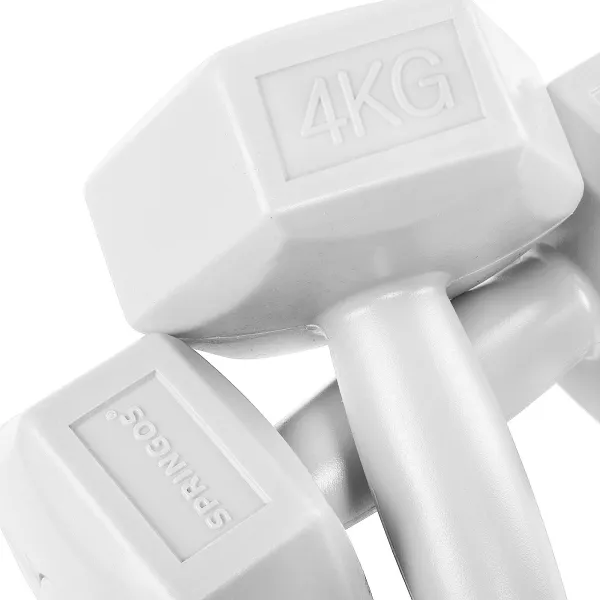 Springos FA1035 kuusikulmaiset käsipainot 2 x 4 kg
