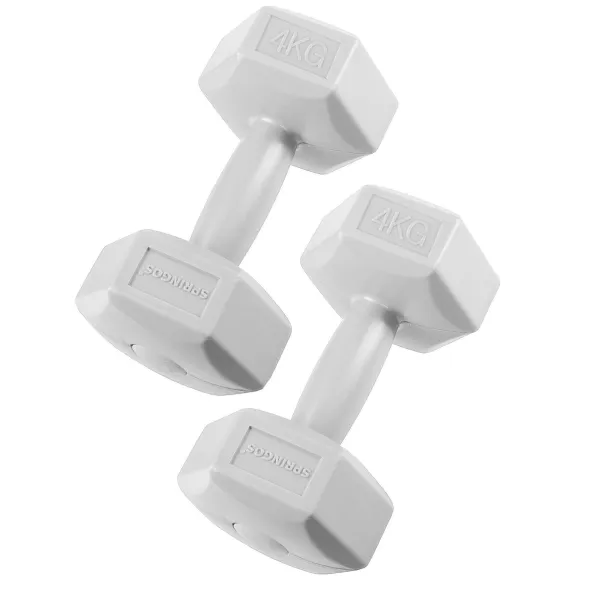Гантели шестигранные Springos FA1035 2 x 4 кг