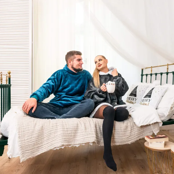 Negabaritinis megztinis antklodė Springos HA5083