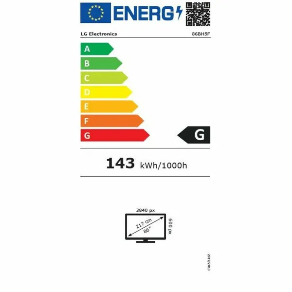 Smart TV LG 86BH5F-M.AEU 86" IPS