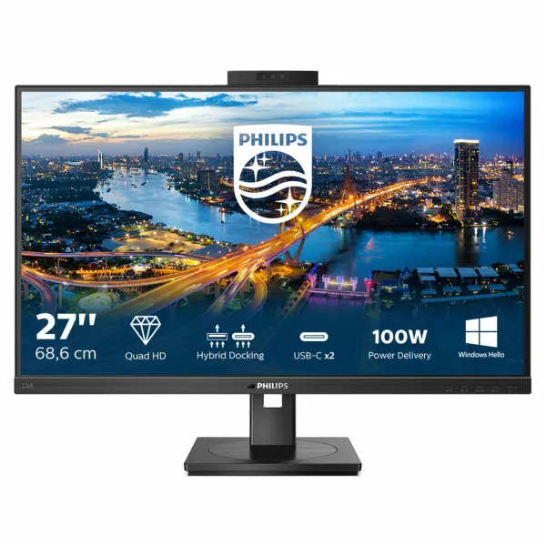 Monitor Philips 276B1JH/00 LCD 27" IPS LCD Flicker free 50 - 60 Hz 75 Hz 50-60  Hz 27