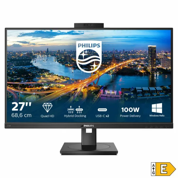 Monitor Philips 276B1JH/00 LCD 27" IPS LCD Flicker free 50 - 60 Hz 75 Hz 50-60  Hz 27