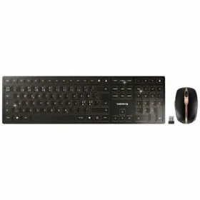 Klaviatūra un Pele Cherry JD-9100PN-2 Melns Spāņu Qwerty