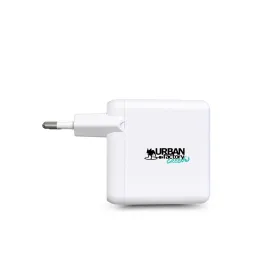 Seinälatu  + USB C Kaapeli Urban Factory GSC65UF Valkoinen