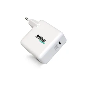 Seinälatu  + USB C Kaapeli Urban Factory GSC65UF Valkoinen