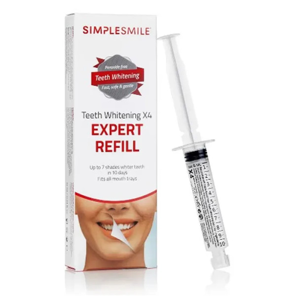 Beconfident Simplesmile -hampaidenvalkaisuun tarkoitettu täyttöpakkaus 10 ml