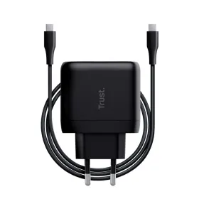 Seinälatu + USB-C Kaapeli Trust Maxo Musta 65 W