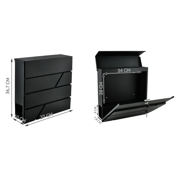 Postilaatikko S6238 - antrasiitti
