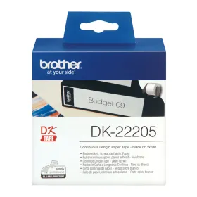 Katkematu Paber Printeritele Brother DK22205 Valge Must (1 Ühikut)