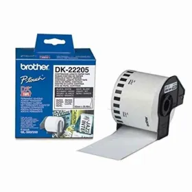 Katkematu Paber Printeritele Brother DK22205 Valge Must (1 Ühikut)