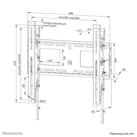 TV Statīvs Neomounts WL35-750BL14 32" 75" 100 kg