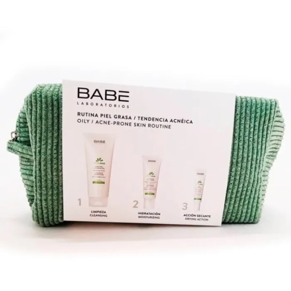  Taukainai ādai paredzētais kopšanas līdzekļu komplekts "Babe" (4 daļas)