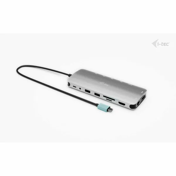USB Centrmezgls i-Tec C31NANOTRIPLEDOCKPD Pelēks