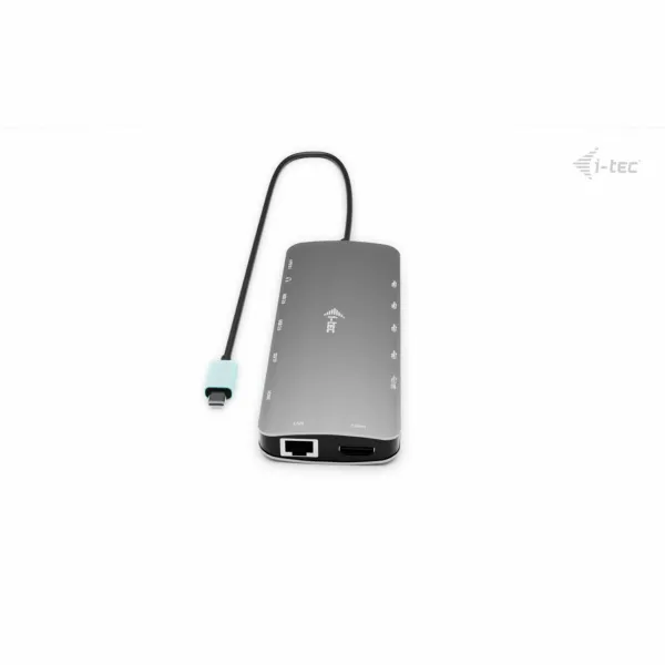 USB Centrmezgls i-Tec C31NANOTRIPLEDOCKPD Pelēks